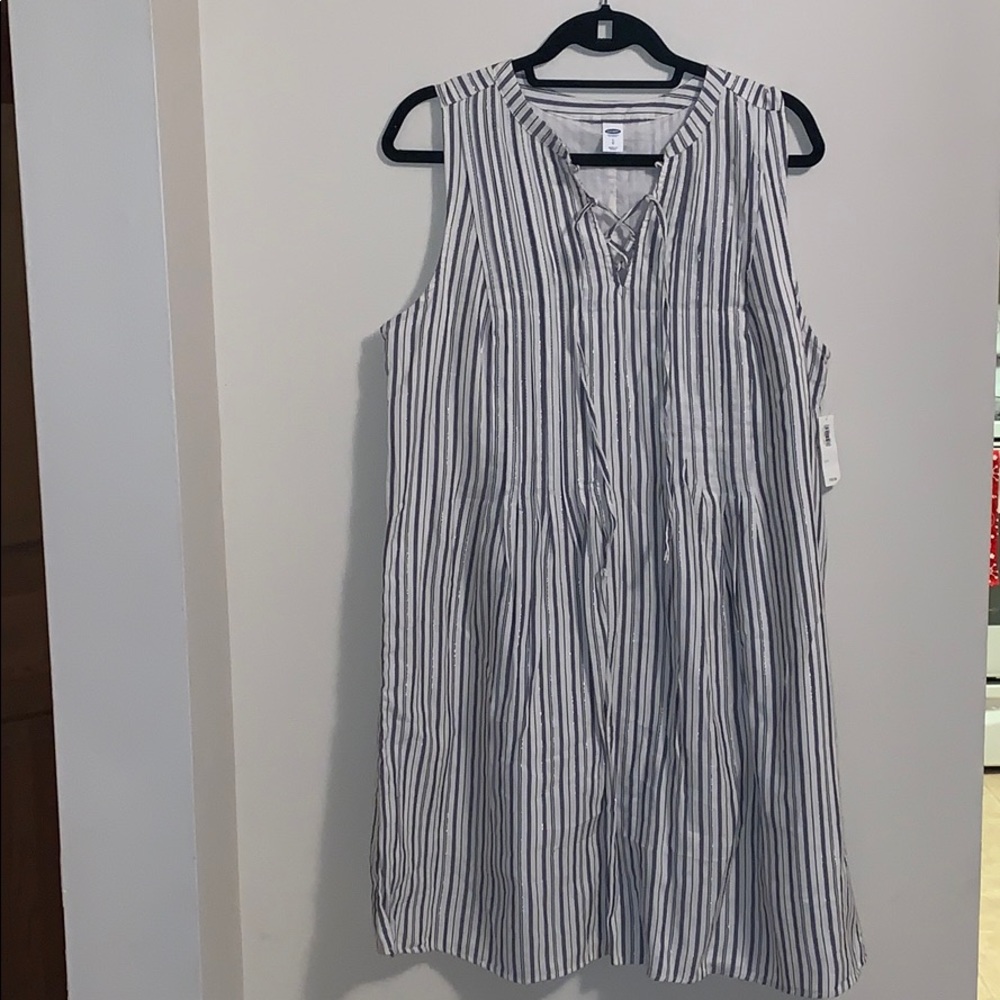 OLD NAVY SZ L Striped Dress
